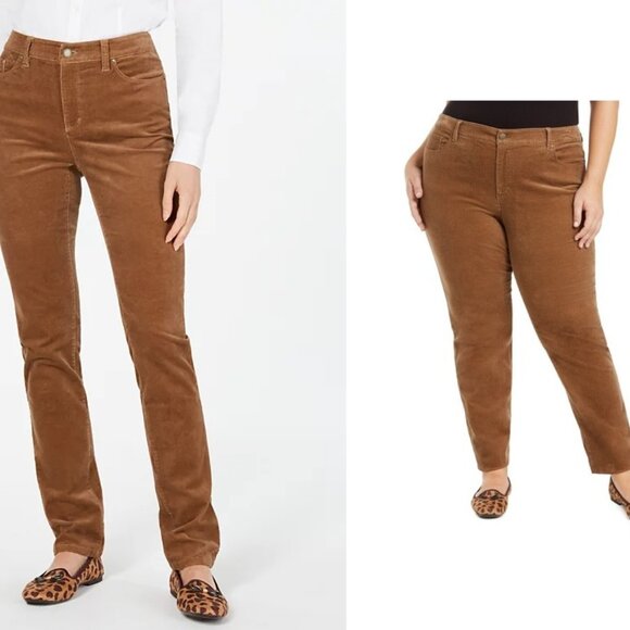 CHARTER CLUB plus Lexington straight Corduroy jeans (sz18) - Picture 1 of 12